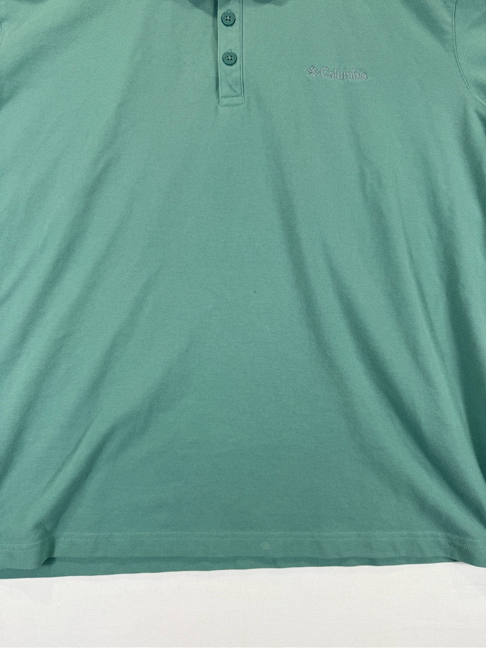 Columbia Men’s Polo Shirt - Teal Green - Picture 5 of 15